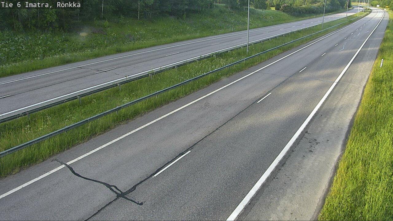 Weather Camera Image Väg 6 Imatra, Rönkkä, Imatra, Etelä-Karjala