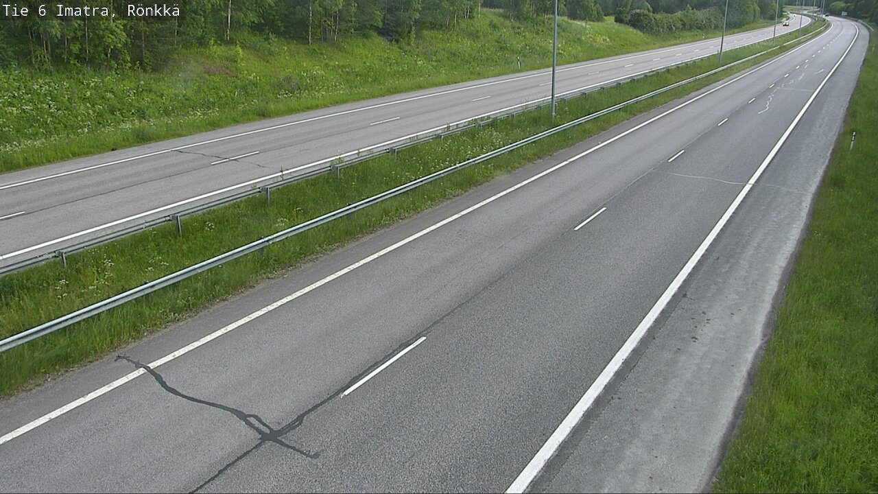 Weather Camera Image Väg 6 Imatra, Rönkkä, Imatra, Etelä-Karjala