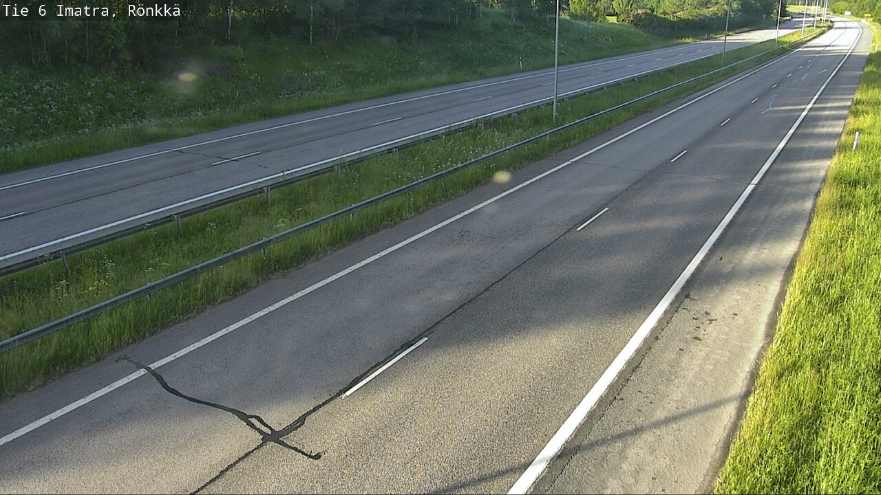 Weather Camera Image Väg 6 Imatra, Rönkkä, Imatra, Etelä-Karjala