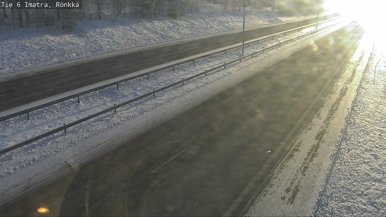 Weather Camera Image Väg 6 Imatra, Rönkkä, Imatra, Etelä-Karjala