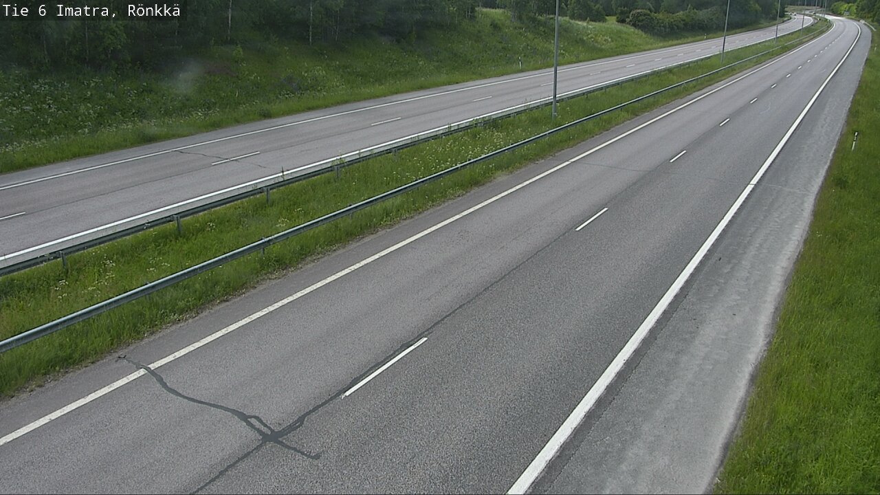 Weather Camera Image Väg 6 Imatra, Rönkkä, Imatra, Etelä-Karjala