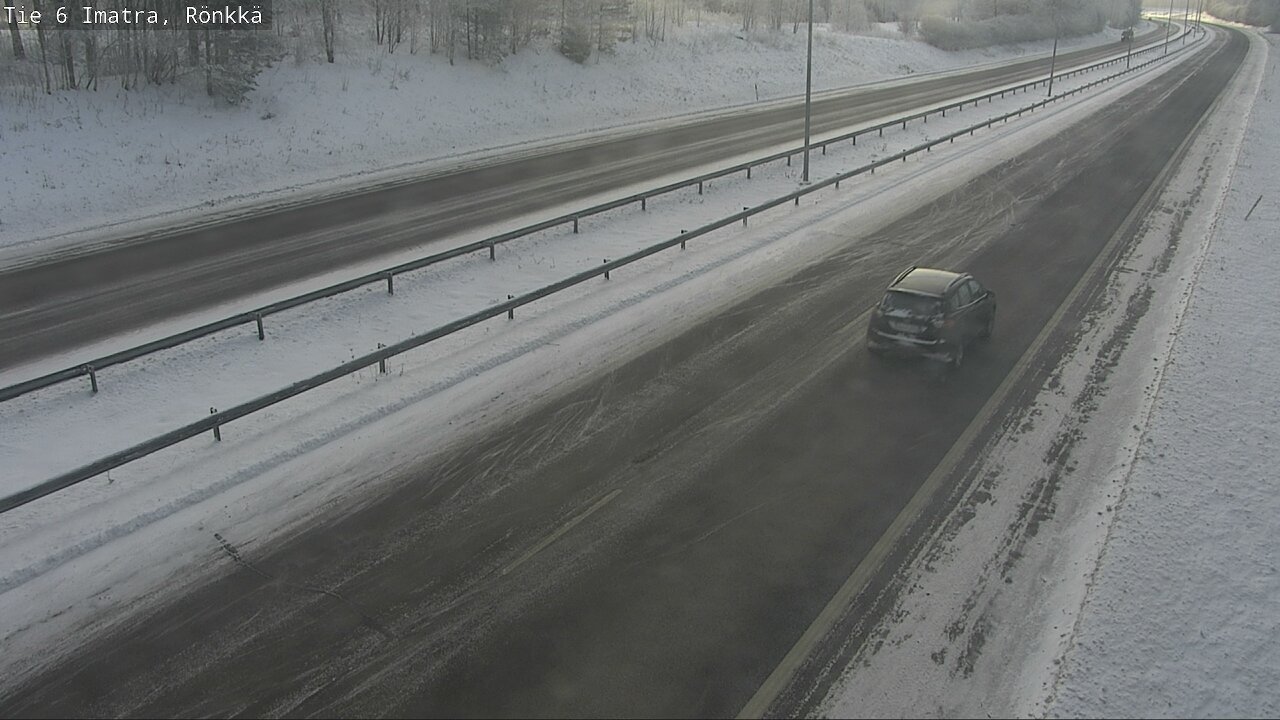 Weather Camera Image Väg 6 Imatra, Rönkkä, Imatra, Etelä-Karjala