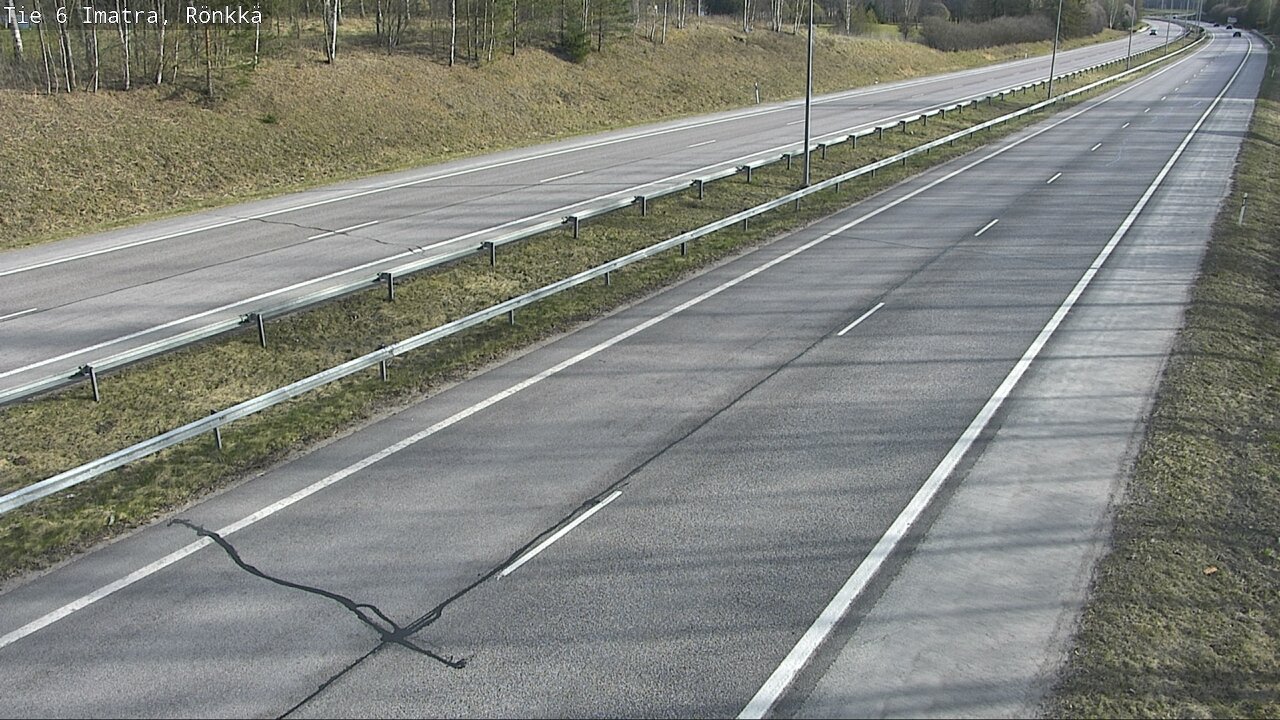 Weather Camera Image Väg 6 Imatra, Rönkkä, Imatra, Etelä-Karjala