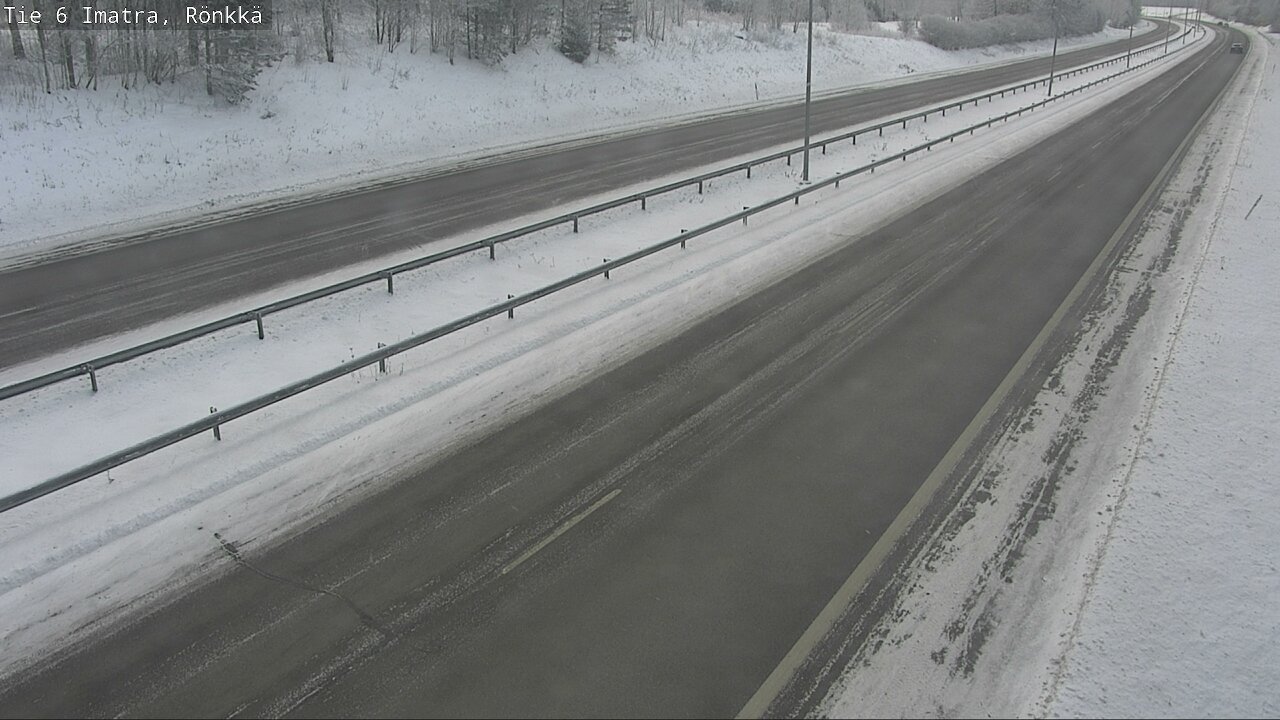 Weather Camera Image Väg 6 Imatra, Rönkkä, Imatra, Etelä-Karjala