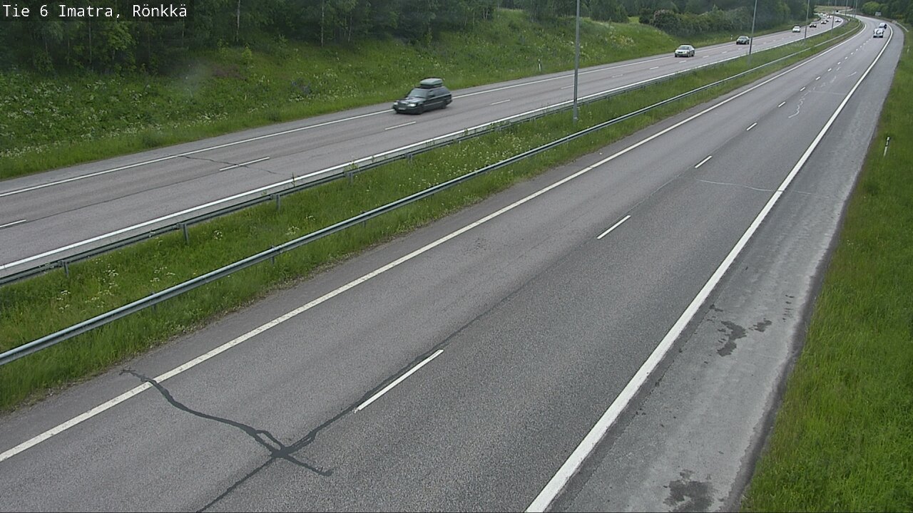 Weather Camera Image Väg 6 Imatra, Rönkkä, Imatra, Etelä-Karjala