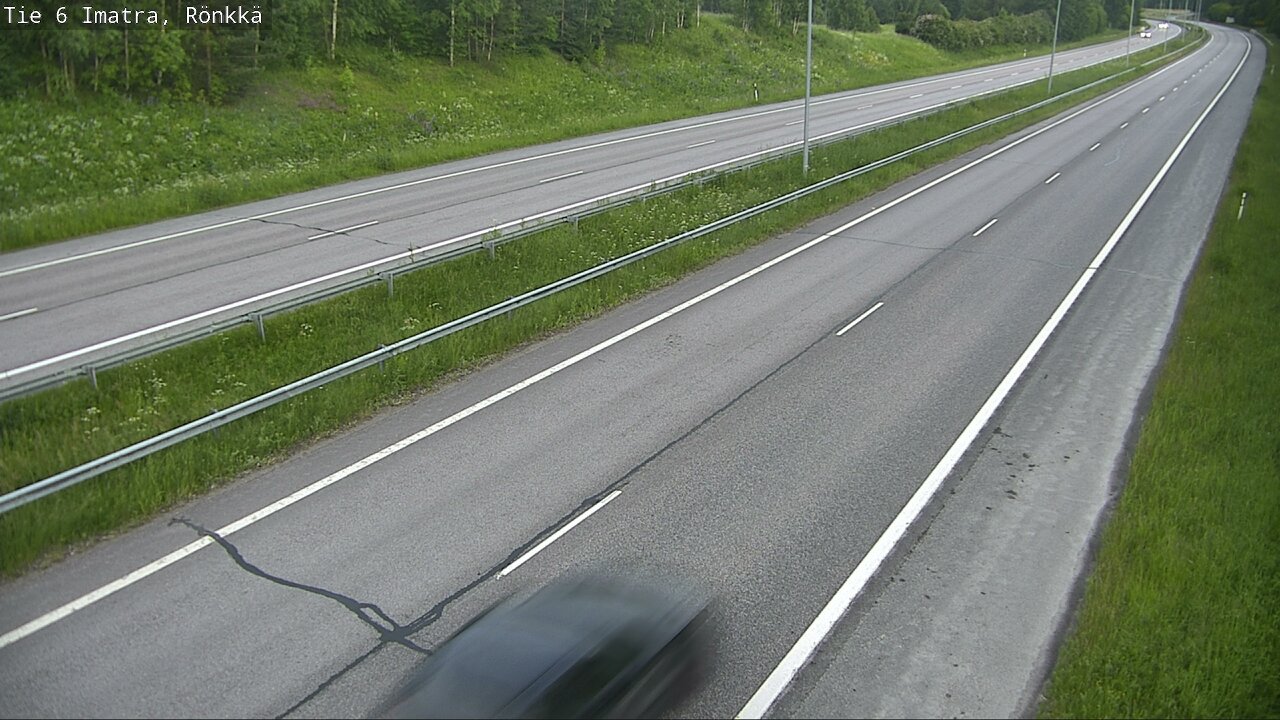 Weather Camera Image Väg 6 Imatra, Rönkkä, Imatra, Etelä-Karjala