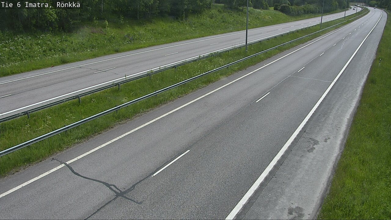 Weather Camera Image Väg 6 Imatra, Rönkkä, Imatra, Etelä-Karjala