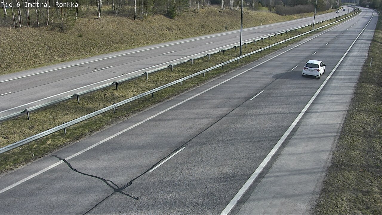 Weather Camera Image Väg 6 Imatra, Rönkkä, Imatra, Etelä-Karjala