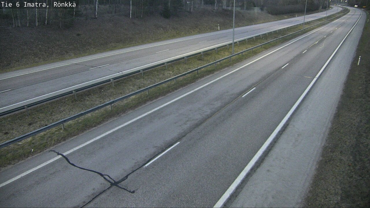 Weather Camera Image Väg 6 Imatra, Rönkkä, Imatra, Etelä-Karjala