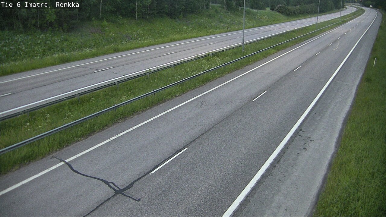 Weather Camera Image Väg 6 Imatra, Rönkkä, Imatra, Etelä-Karjala