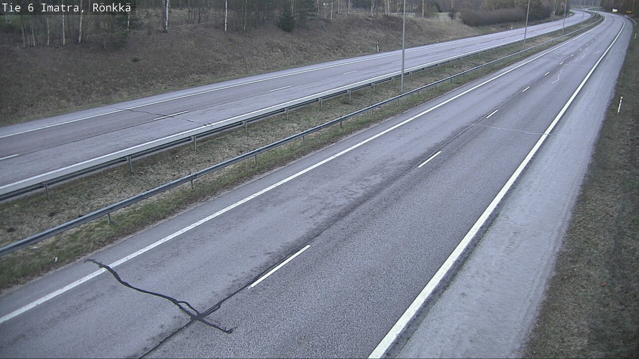 Weather Camera Image Väg 6 Imatra, Rönkkä, Imatra, Etelä-Karjala