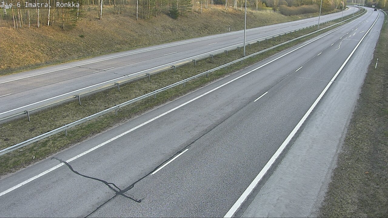 Weather Camera Image Väg 6 Imatra, Rönkkä, Imatra, Etelä-Karjala