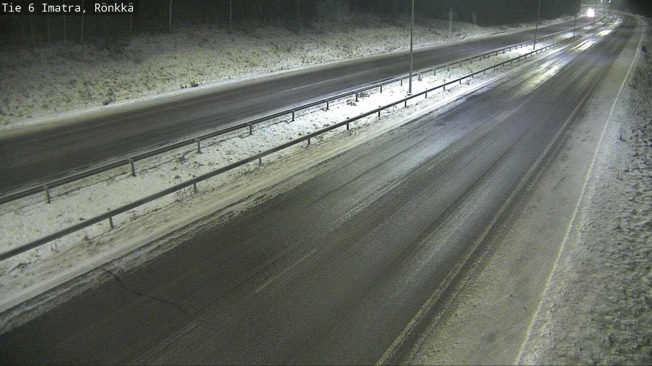 Weather Camera Image Road 6 Imatra, Rönkkä, Imatra, Etelä-Karjala