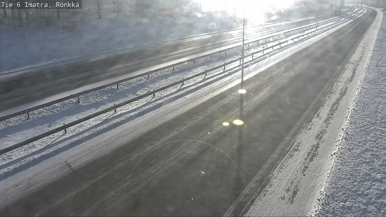 Weather Camera Image Väg 6 Imatra, Rönkkä, Imatra, Etelä-Karjala