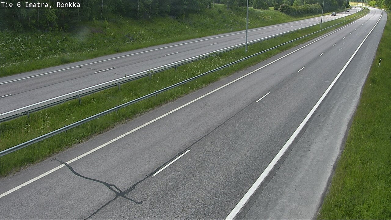 Weather Camera Image Väg 6 Imatra, Rönkkä, Imatra, Etelä-Karjala