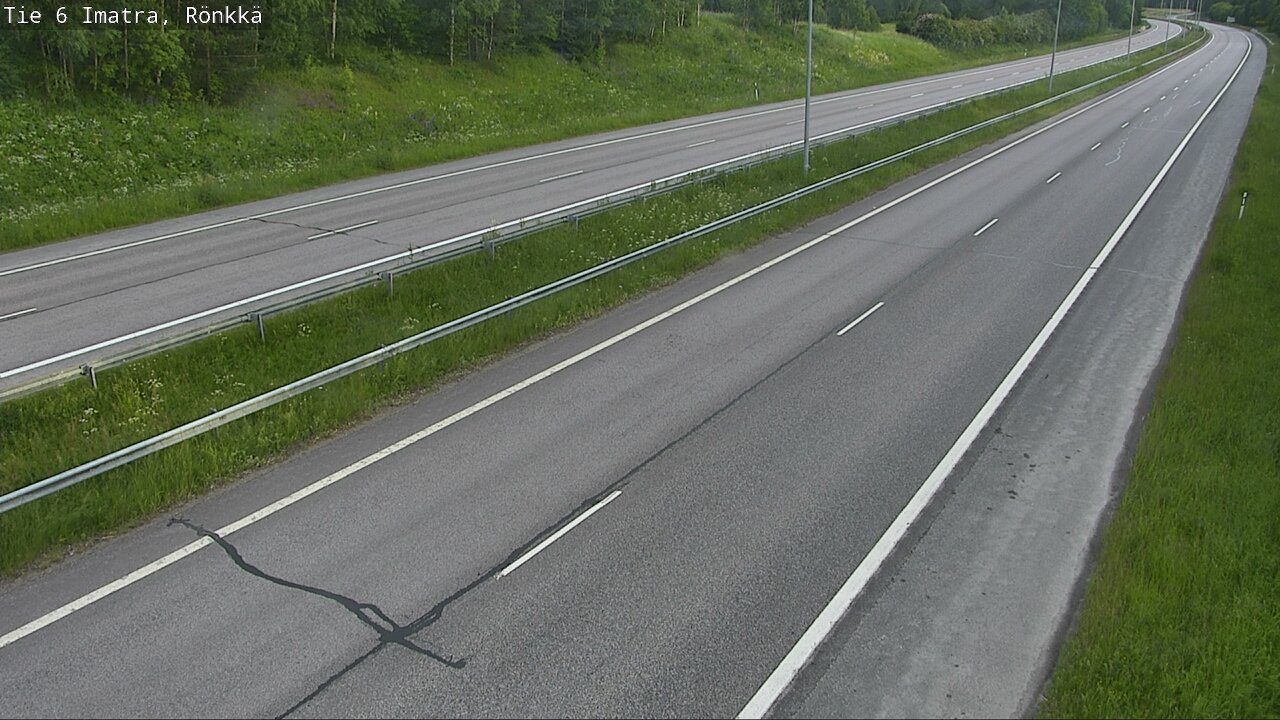 Weather Camera Image Väg 6 Imatra, Rönkkä, Imatra, Etelä-Karjala