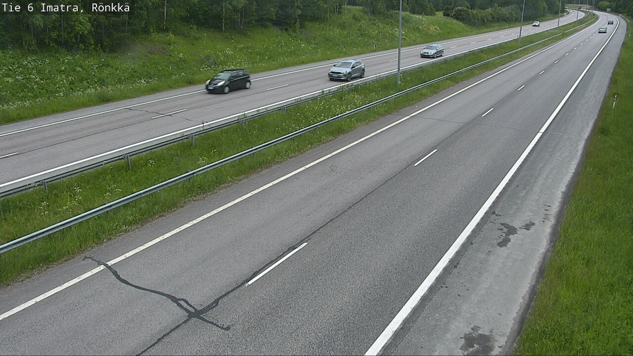 Weather Camera Image Väg 6 Imatra, Rönkkä, Imatra, Etelä-Karjala