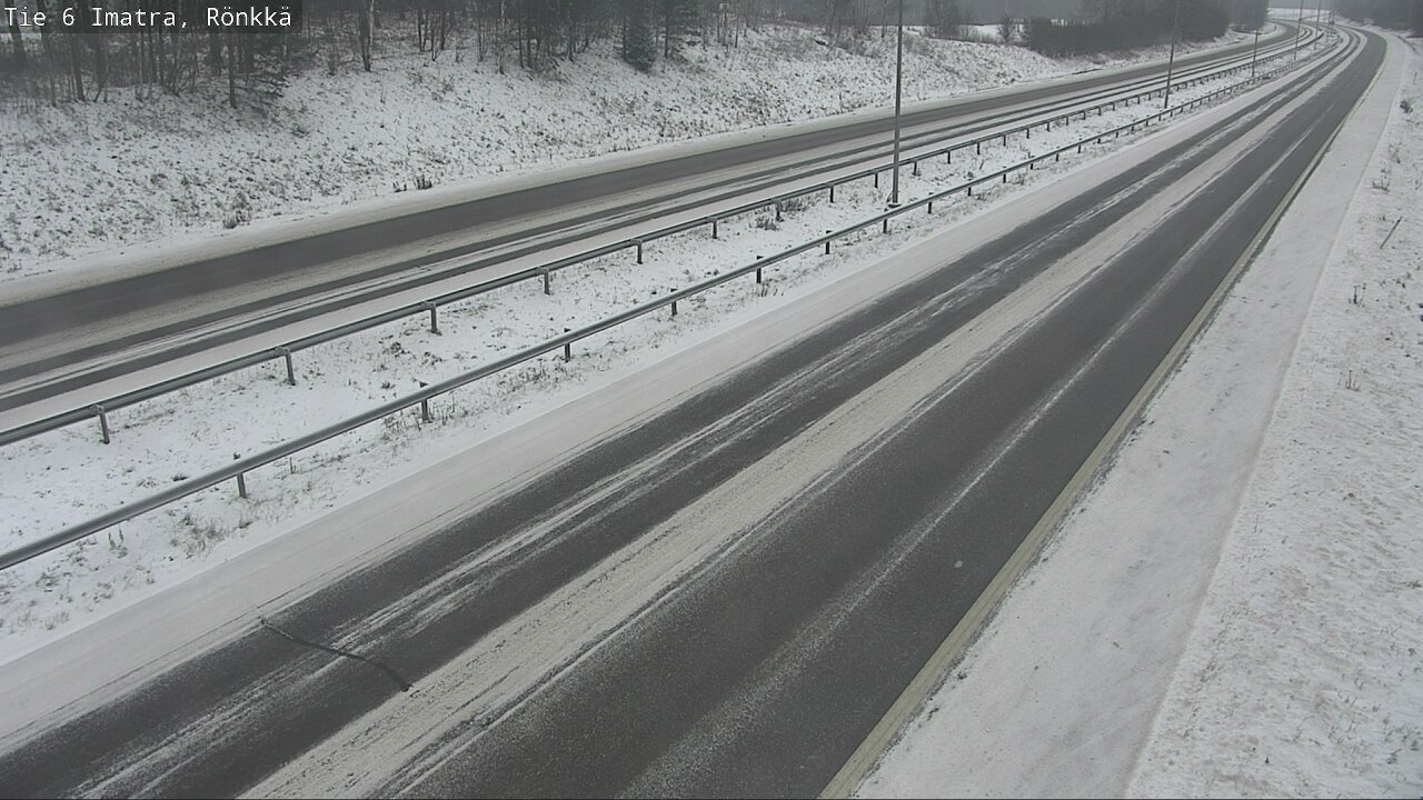 Weather Camera Image Road 6 Imatra, Rönkkä, Imatra, Etelä-Karjala