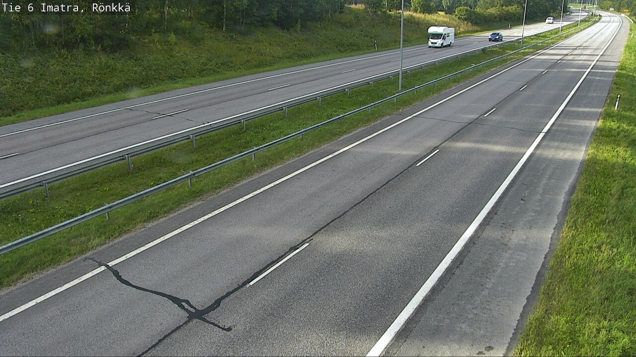 Weather Camera Image Väg 6 Imatra, Rönkkä, Imatra, Etelä-Karjala