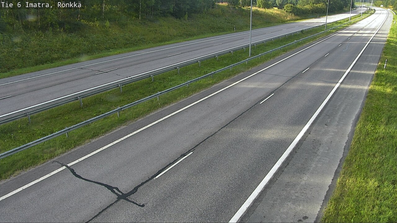 Weather Camera Image Väg 6 Imatra, Rönkkä, Imatra, Etelä-Karjala