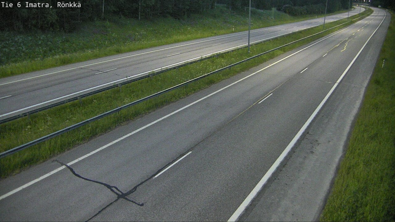 Weather Camera Image Väg 6 Imatra, Rönkkä, Imatra, Etelä-Karjala