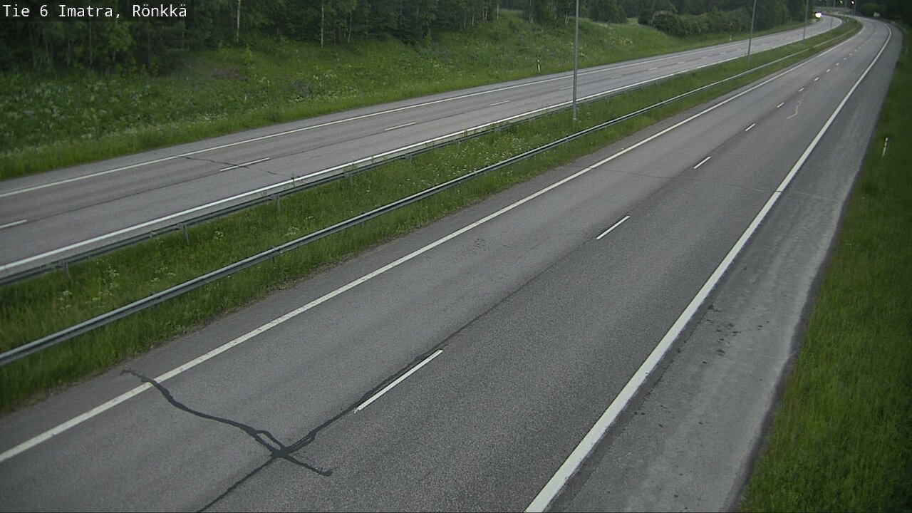 Weather Camera Image Väg 6 Imatra, Rönkkä, Imatra, Etelä-Karjala
