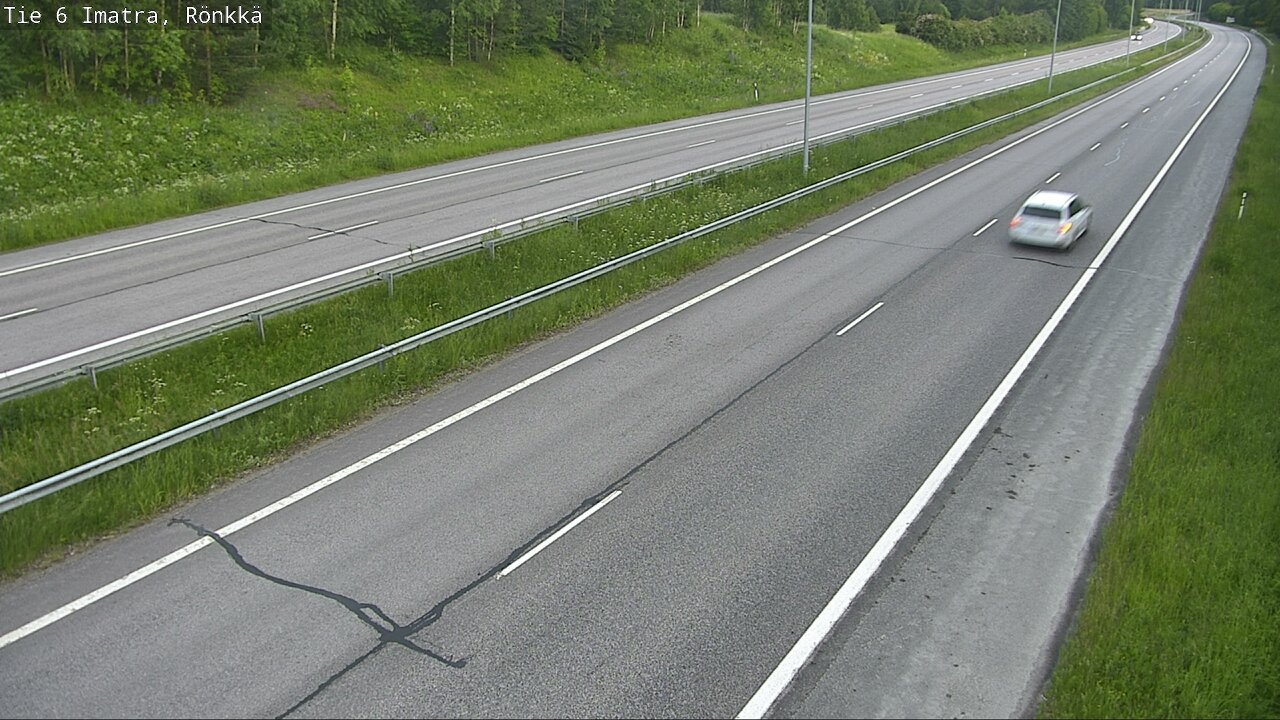 Weather Camera Image Väg 6 Imatra, Rönkkä, Imatra, Etelä-Karjala