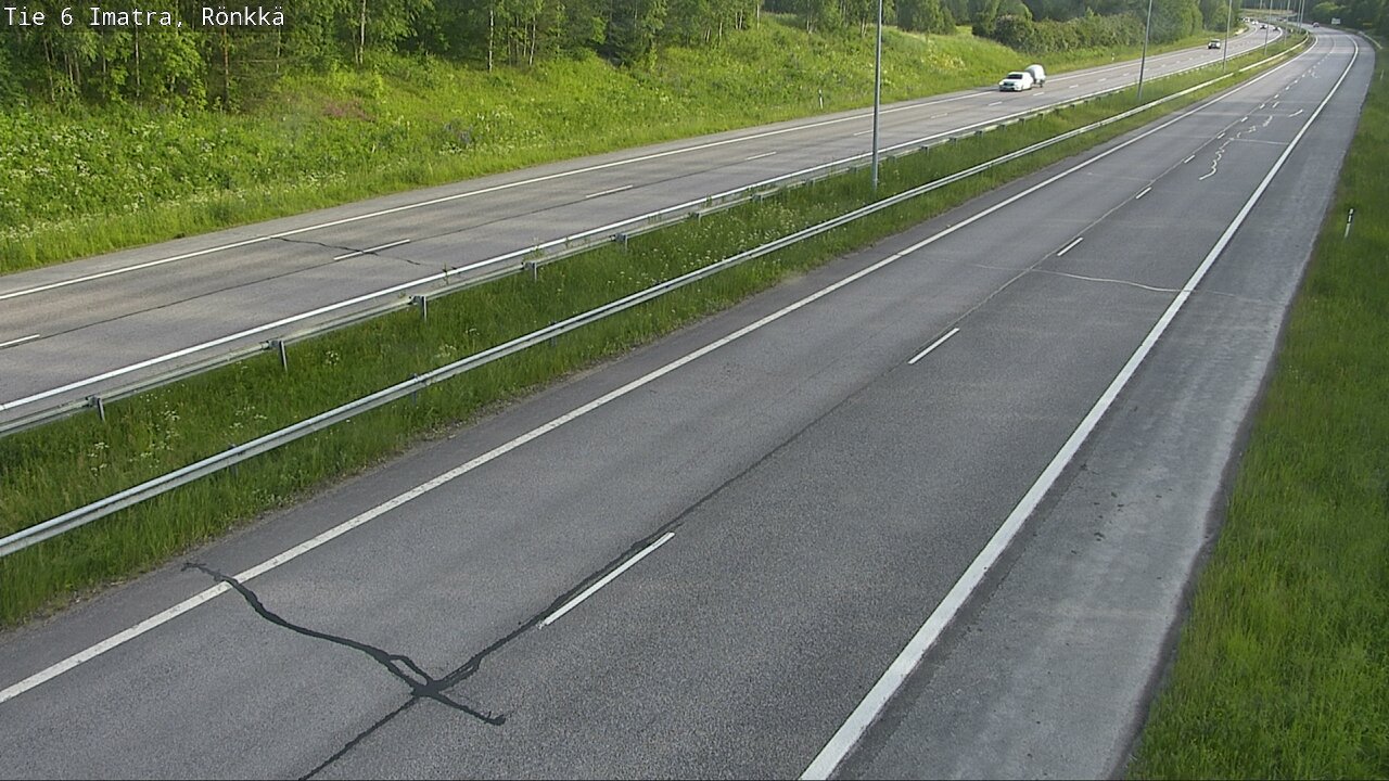 Weather Camera Image Väg 6 Imatra, Rönkkä, Imatra, Etelä-Karjala