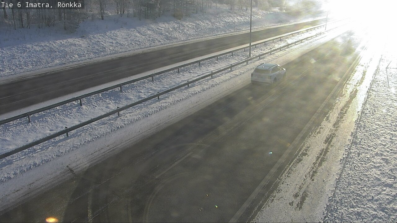 Weather Camera Image Väg 6 Imatra, Rönkkä, Imatra, Etelä-Karjala