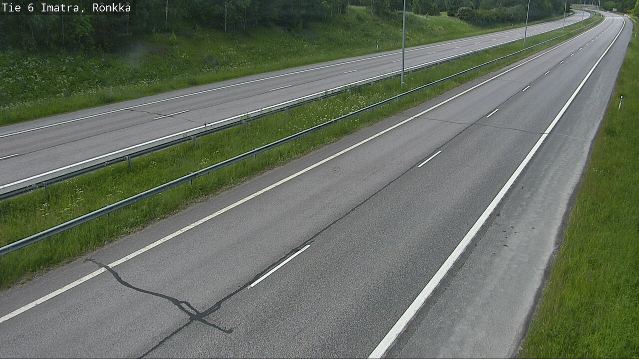 Weather Camera Image Väg 6 Imatra, Rönkkä, Imatra, Etelä-Karjala