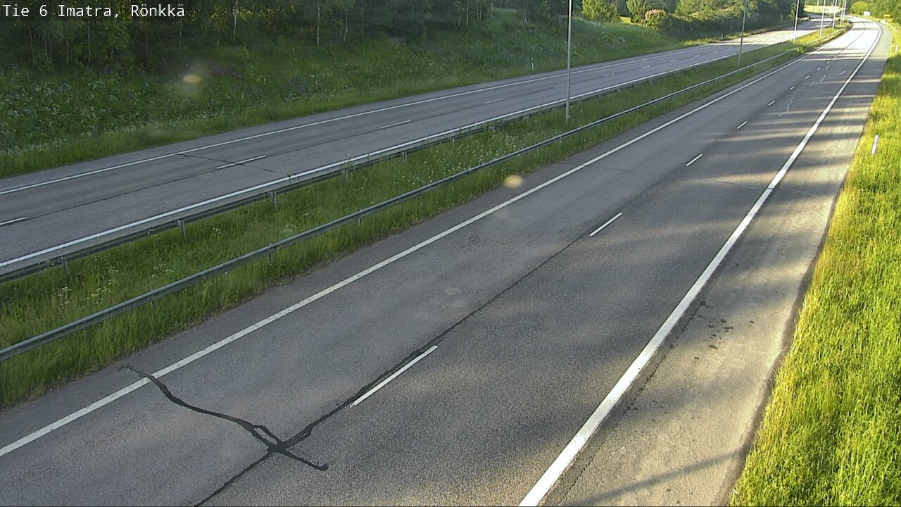 Weather Camera Image Väg 6 Imatra, Rönkkä, Imatra, Etelä-Karjala
