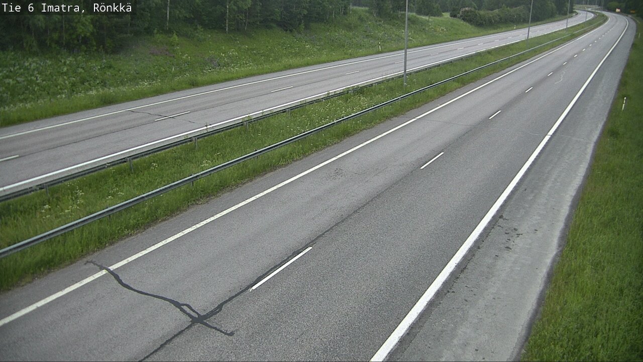 Weather Camera Image Väg 6 Imatra, Rönkkä, Imatra, Etelä-Karjala