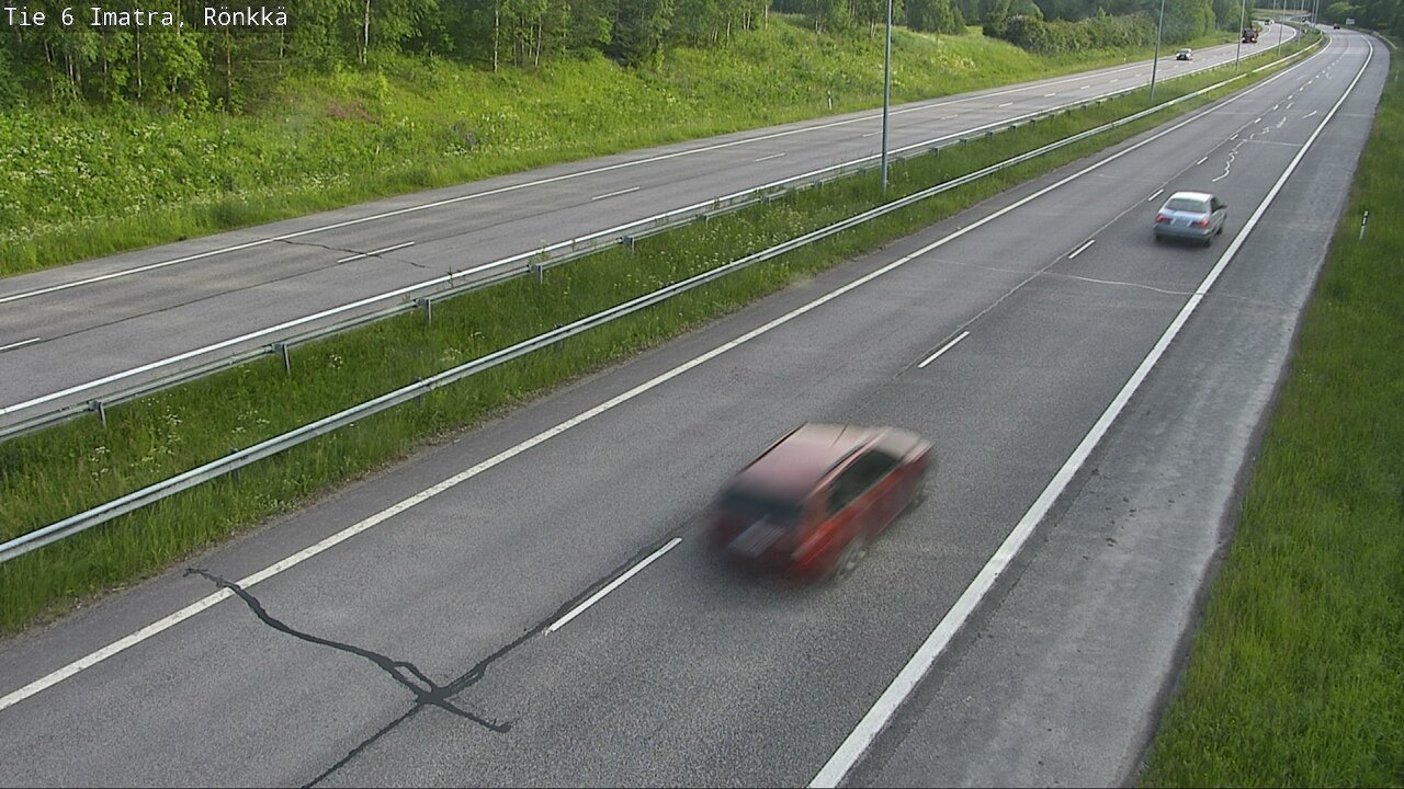 Weather Camera Image Väg 6 Imatra, Rönkkä, Imatra, Etelä-Karjala