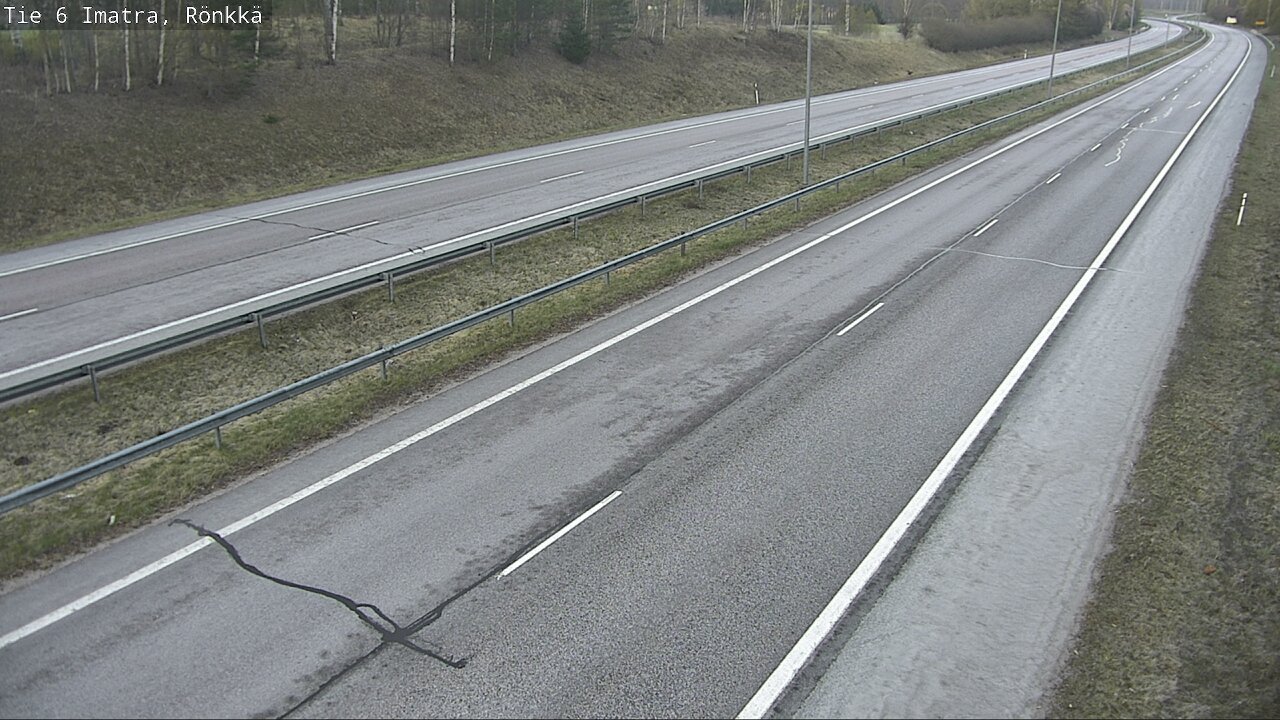 Weather Camera Image Väg 6 Imatra, Rönkkä, Imatra, Etelä-Karjala
