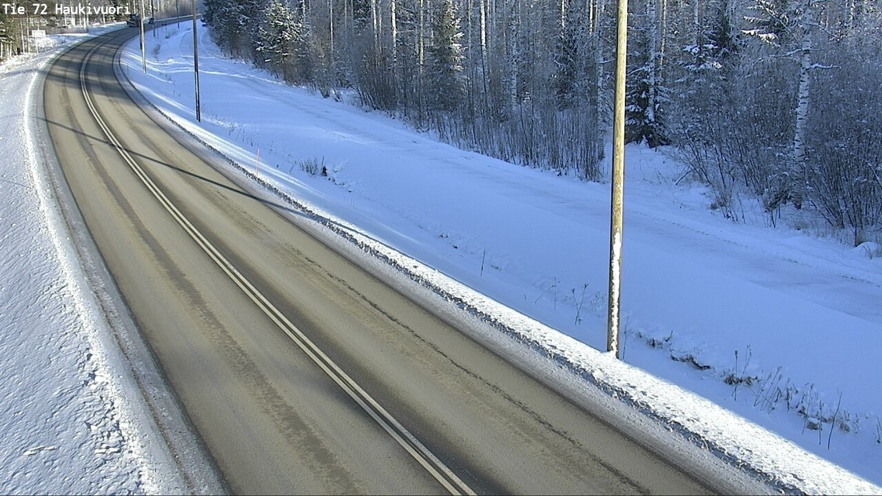 Weather Camera Image Väg 72 Haukivuori, Mikkeli, Etelä-Savo