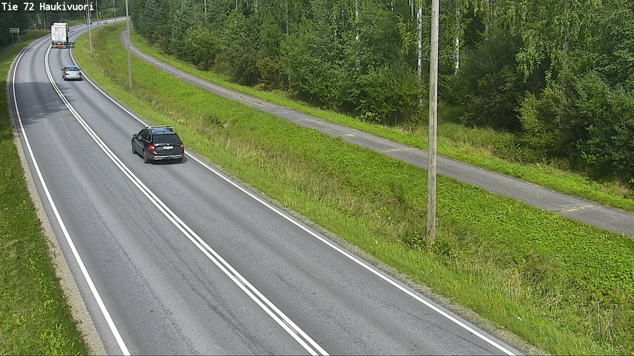 Weather Camera Image Road 72 Haukivuori, Mikkeli, Etelä-Savo