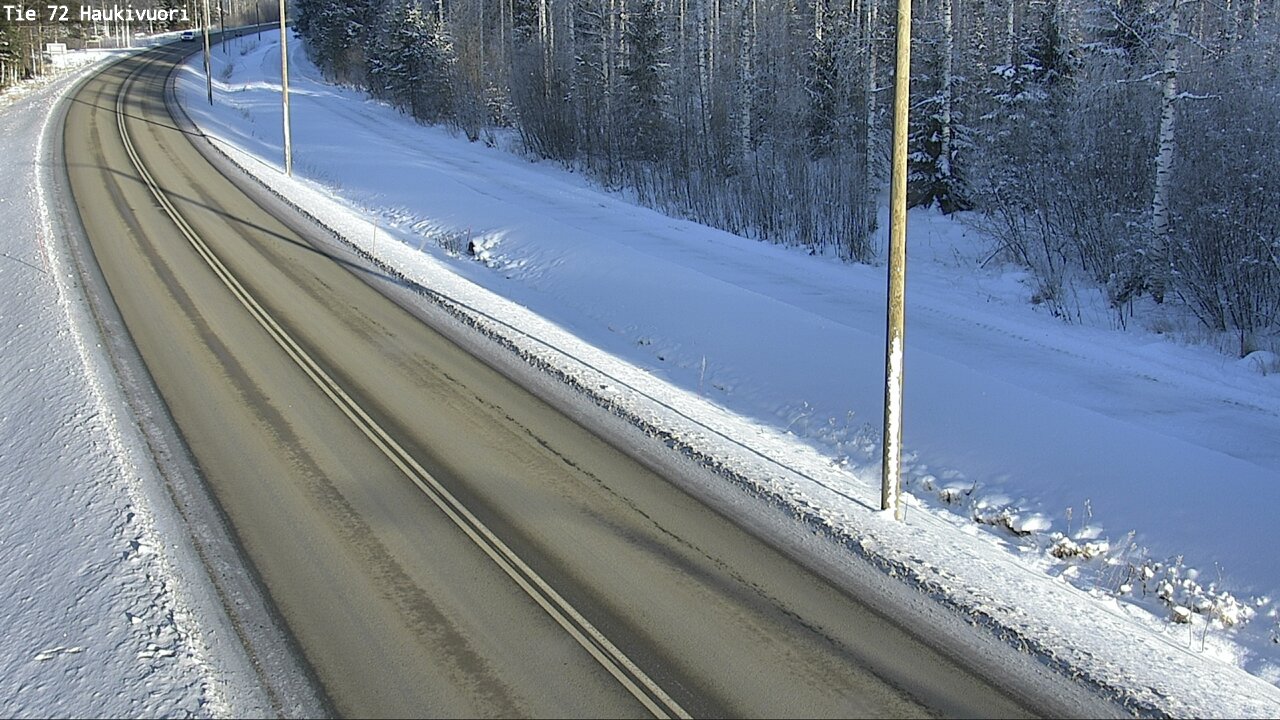 Weather Camera Image Väg 72 Haukivuori, Mikkeli, Etelä-Savo