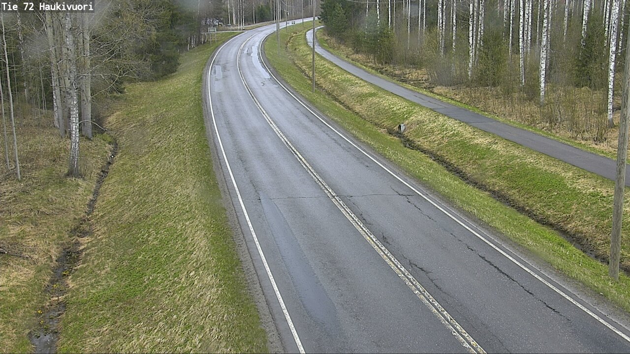 Weather Camera Image Road 72 Haukivuori, Mikkeli, Etelä-Savo