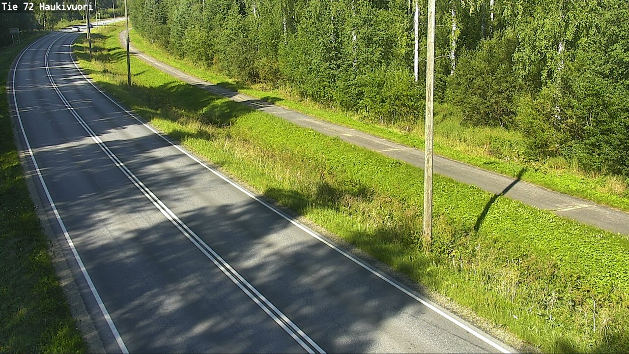 Weather Camera Image Road 72 Haukivuori, Mikkeli, Etelä-Savo