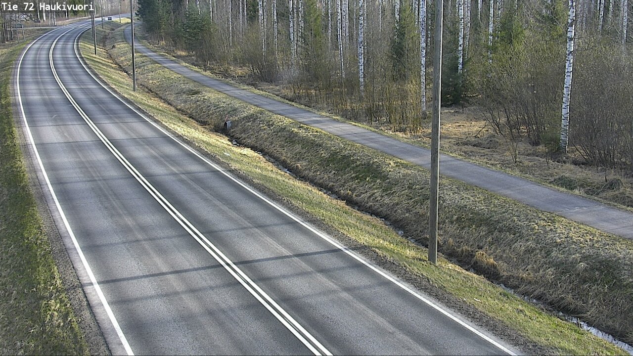 Weather Camera Image Väg 72 Haukivuori, Mikkeli, Etelä-Savo