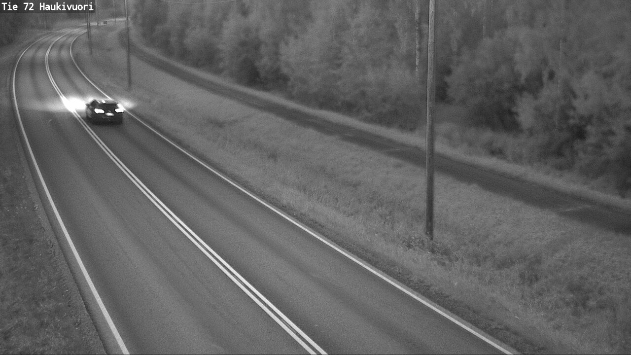 Weather Camera Image Road 72 Haukivuori, Mikkeli, Etelä-Savo