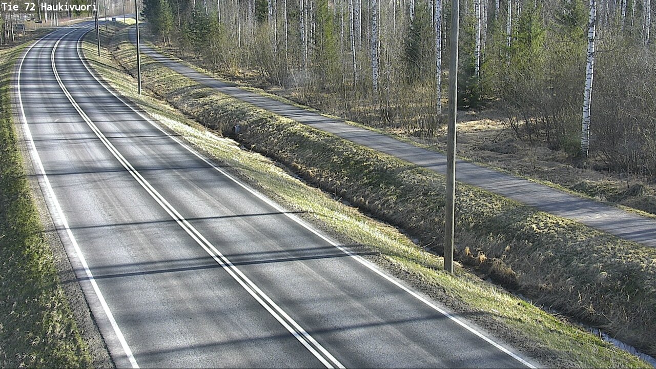 Weather Camera Image Väg 72 Haukivuori, Mikkeli, Etelä-Savo