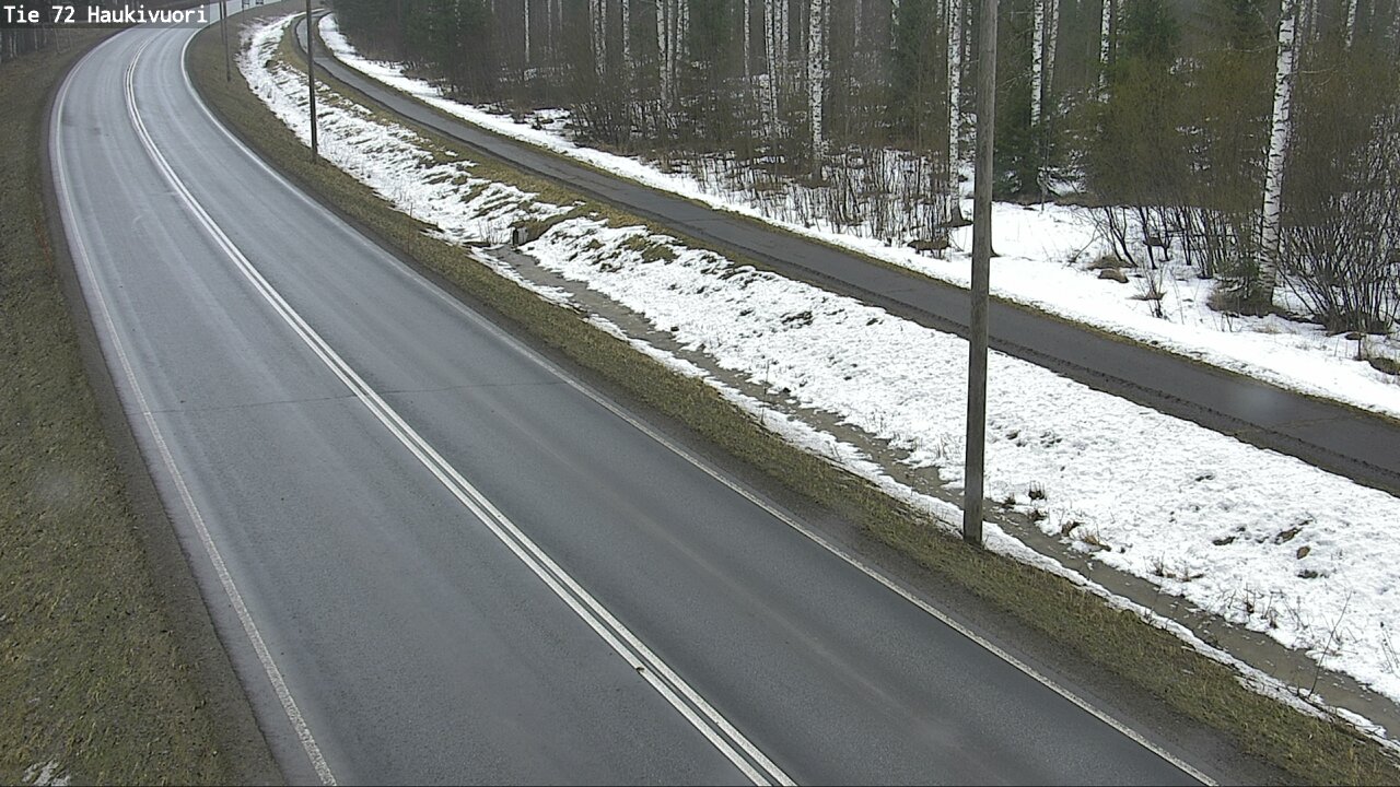 Weather Camera Image Road 72 Haukivuori, Mikkeli, Etelä-Savo
