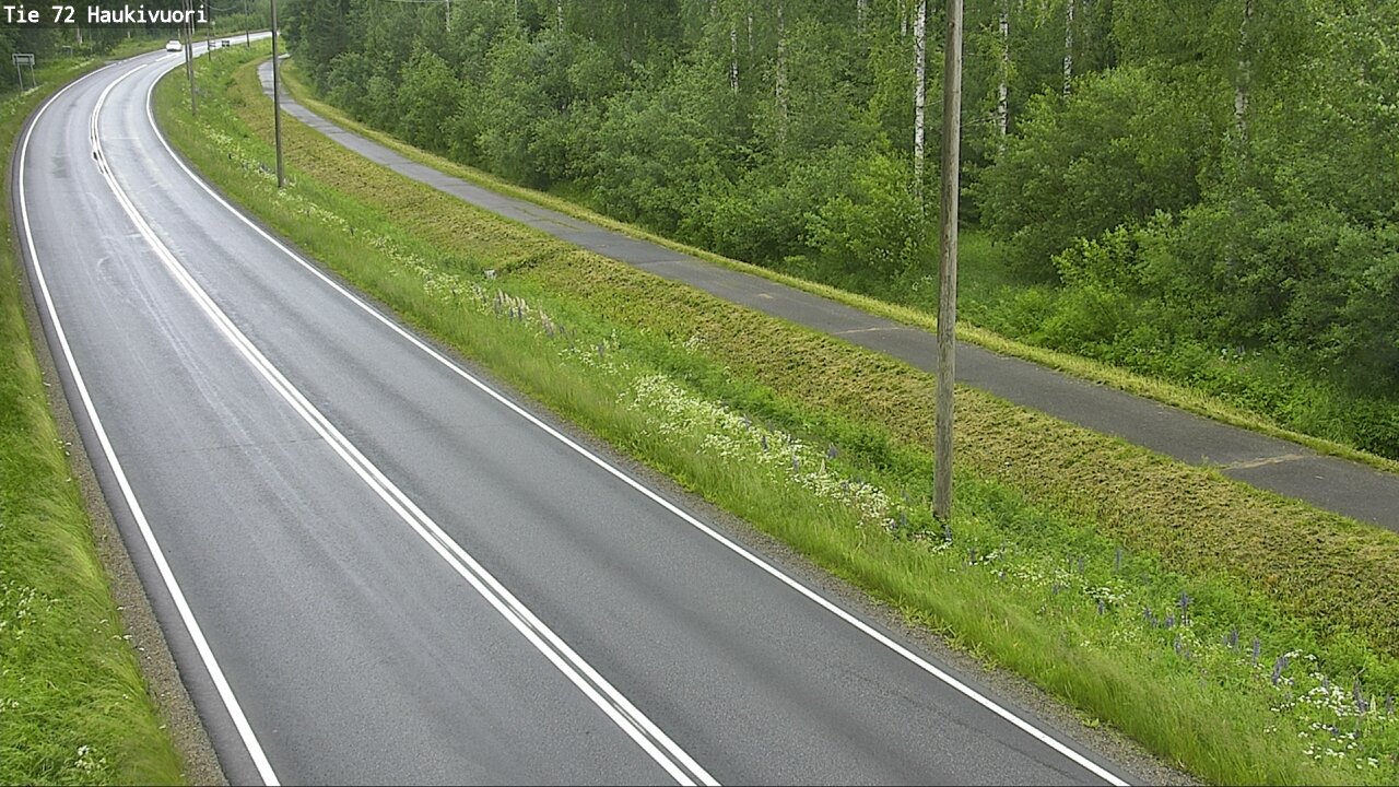 Weather Camera Image Road 72 Haukivuori, Mikkeli, Etelä-Savo