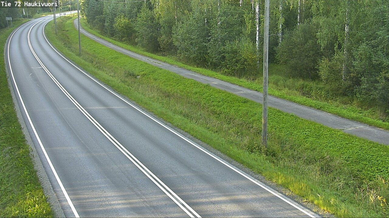 Weather Camera Image Road 72 Haukivuori, Mikkeli, Etelä-Savo