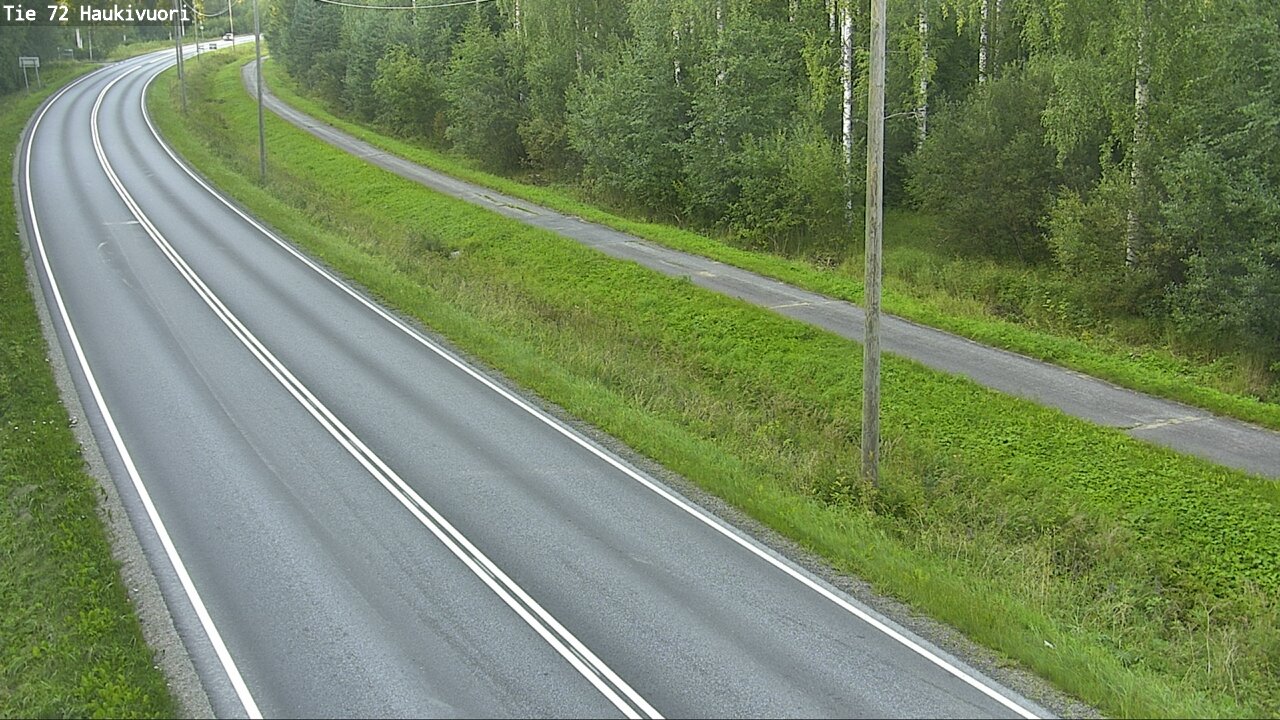 Weather Camera Image Road 72 Haukivuori, Mikkeli, Etelä-Savo