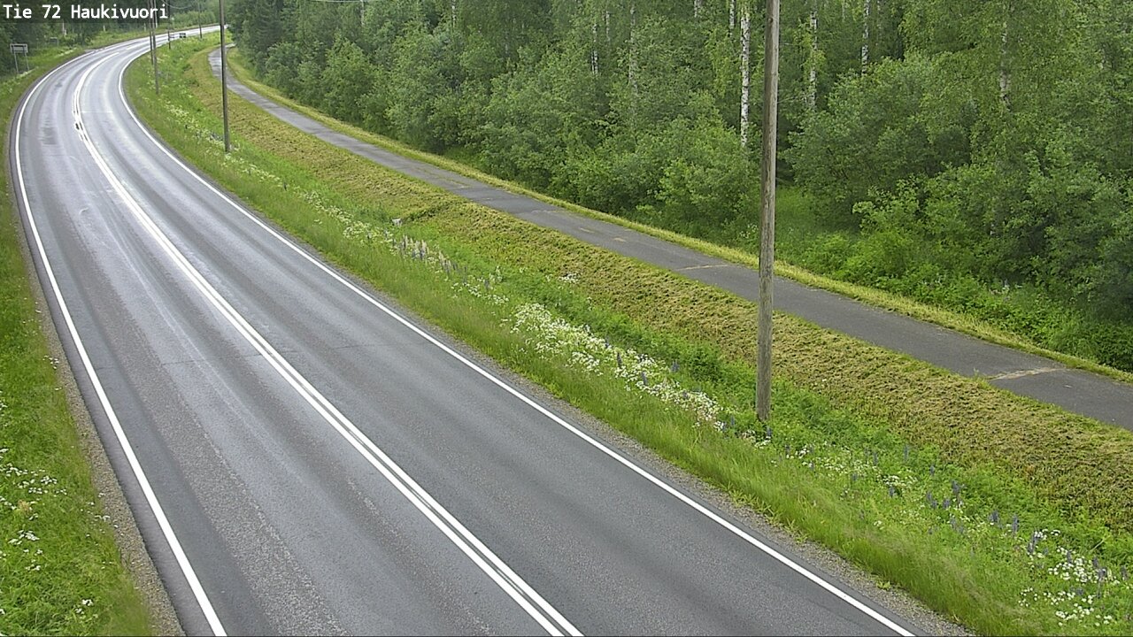 Weather Camera Image Road 72 Haukivuori, Mikkeli, Etelä-Savo
