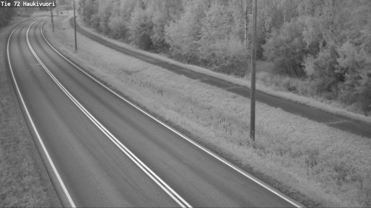 Weather Camera Image Road 72 Haukivuori, Mikkeli, Etelä-Savo
