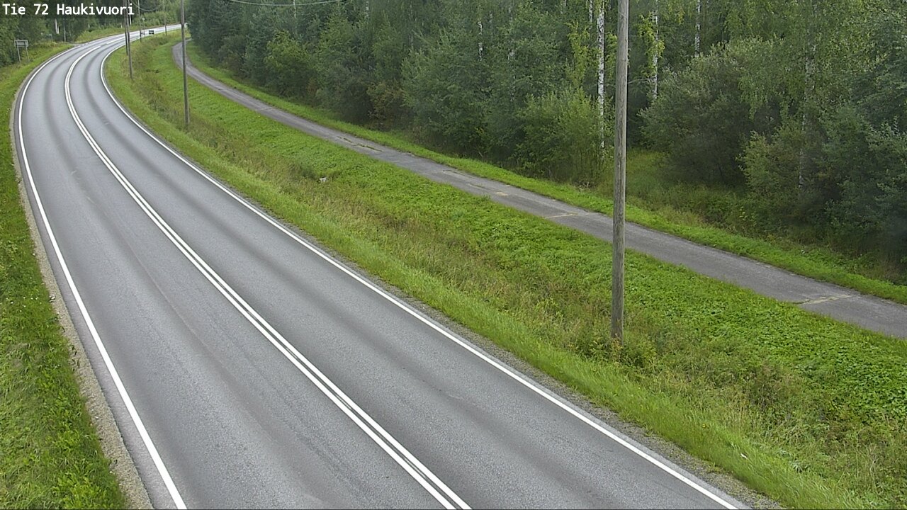 Weather Camera Image Road 72 Haukivuori, Mikkeli, Etelä-Savo