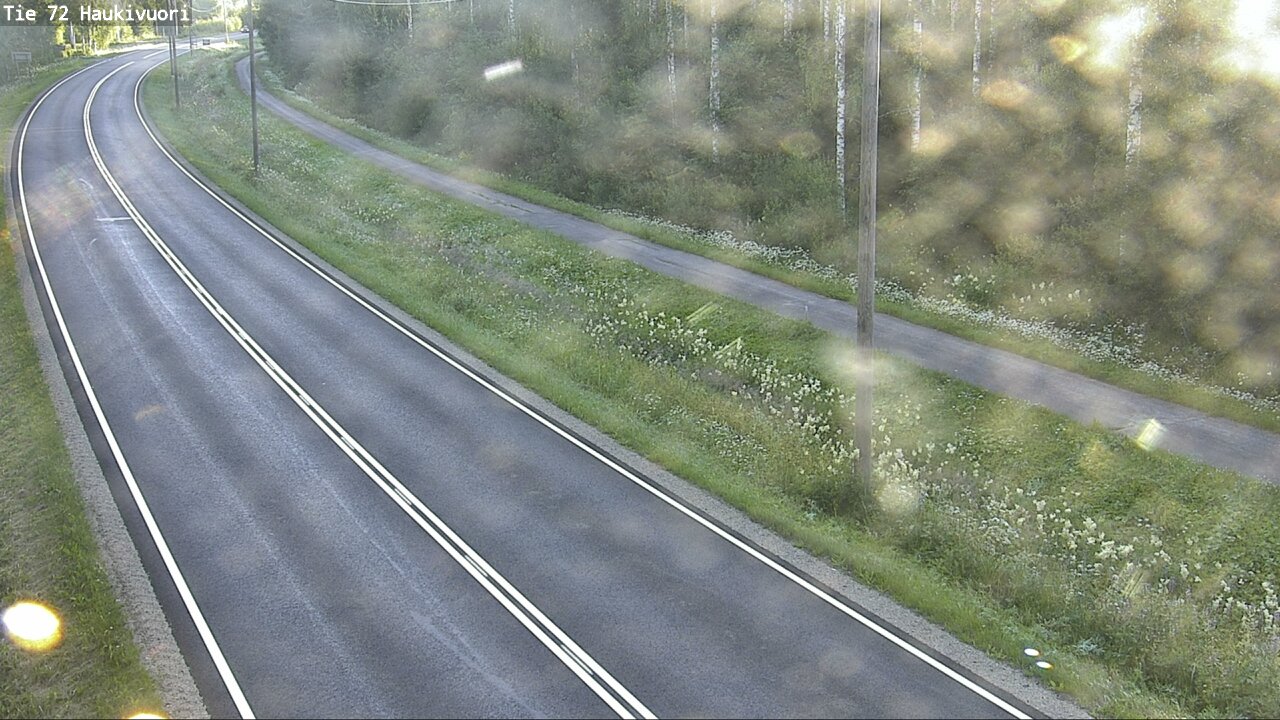 Weather Camera Image Road 72 Haukivuori, Mikkeli, Etelä-Savo